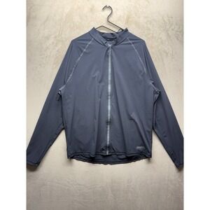 Solumbra Jacket Shirt Men XL Full Zip Sun Protection Grey Hiking Activewear UPF